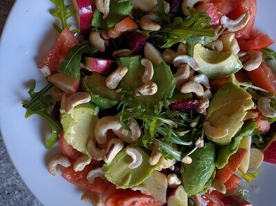 Nutty Fruit Rocket Salad Recipe: Like This…
