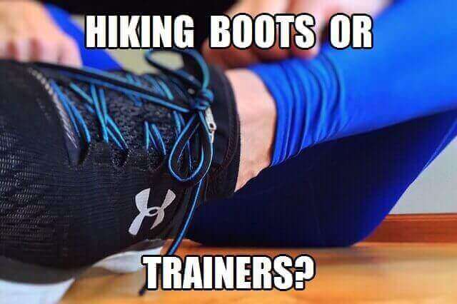 Hiking Boots or Trainers for Trekking