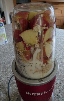 apple oats smoothie