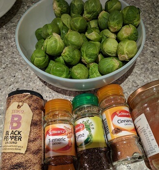 roasted honeyfied brussel sprouts