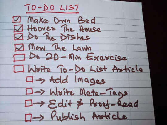 To-Do List Benefits: How To-Do List Can Help You Combat Stress