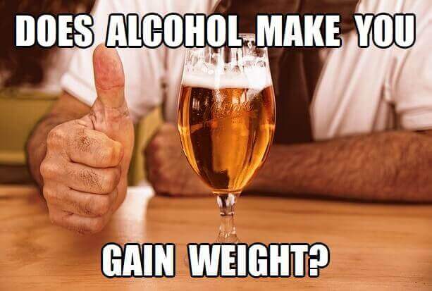 does alcohol make you gain weight